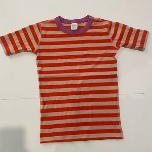Hanna Andersson Red and Purple Striped Tee 14